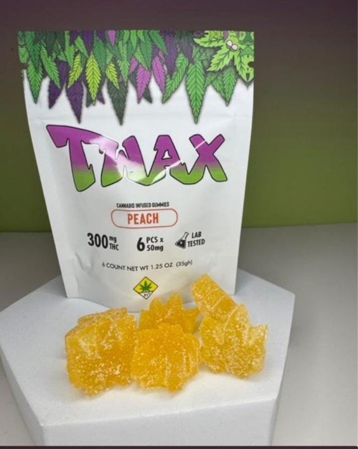 TWAX Infused Gummies Peach